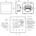 Kablolu LCD Ekranlı WiFi Oda Termostatı - Görsel 6