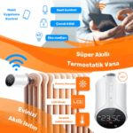 Zigbee Akıllı Termostatik Radyatör Vanası - Görsel 7