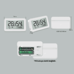 Zigbee LCD Ekranlı Sıcaklık ve Nem Sensörü - Görsel 4