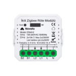 Zigbee Çift Çıkışlı Röle