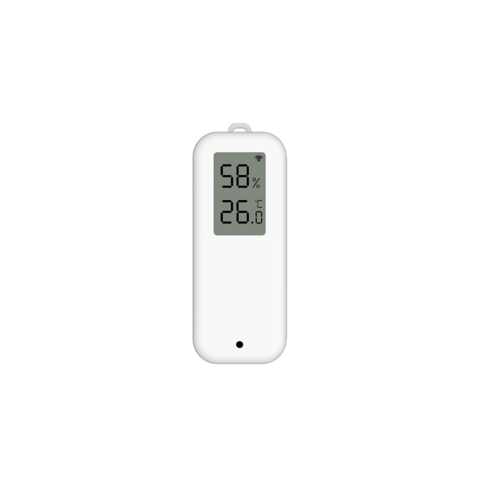 wifi-ekranli-su-gecirmez-sicaklik-nem-sensoru.png Zigbee Mini Ekranlı Sıcaklık Nem Sensörü - Görsel 1