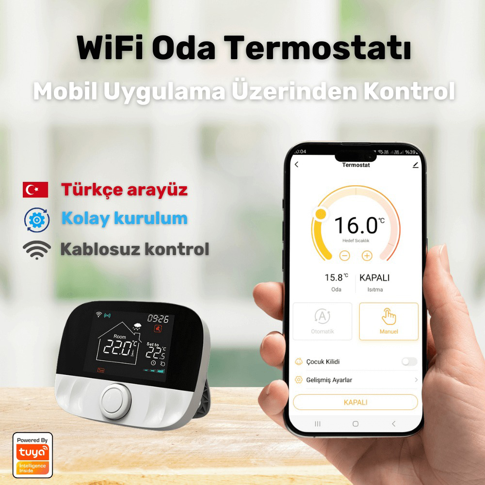 wifi kablosuz oda termostati 2