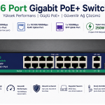 INOX-F1621GBL 16 PORT POE SWICH