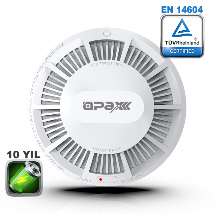 Opax HY-SSA01 Photoelectric Kombine Kablosuz Duman ISI Dedektörü ve Alarmı