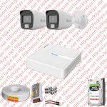 HiLook ST01428 Kampanyalı AHD Kamera Setleri – Hilook Güvenlik Kamerası Seti Dah-Mik Colorvu 02 Kamera
