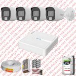 HiLook ST01430 Kampanyalı AHD Kamera Setleri – Hilook Güvenlik Kamerası Seti Dah-Mik Colorvu 04 Kamera