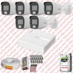 HiLook ST01432 Kampanyalı AHD Kamera Setleri – HİLOOK GÜVENLİK KAMERASI SETİ DAH-MİK COLORVU 6 KAMERA