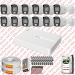 HiLook ST01438 Kampanyalı AHD Kamera Setleri – Hilook Güvenlik Kamerası Seti Dah-Mik Colorvu 12 Kamera