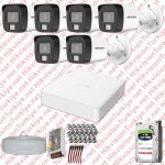 Hikvision ST01059 Kampanyalı AHD Kamera Setleri – Hikvision 06 Kameralı Colorvu Hibrit Güvenlik Kamerası