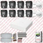 Hikvision ST01061 Kampanyalı AHD Kamera Setleri – Hikvision 08 Kameralı Colorvu Hibrit Güvenlik Kamerası