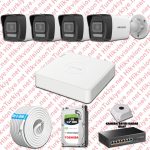 Hikvision ST01301 Kampanyalı İP Kamera Setleri – Hikvision 04 İp Kameralı 4mp Hibrit Colorvu Kamera Seti