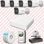 Hikvision ST01340 Kampanyalı İP Kamera Setleri – Hikvision 05 İp Kameralı Colorvu Hibrit Güvenlik Kamerası