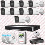 Hikvision ST01344 Kampanyalı İP Kamera Setleri – Hikvision 09 İp Kameralı Colorvu Hibrit Güvenlik Kamerası