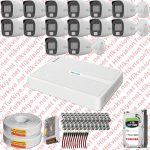 Hikvision ST01440 Kampanyalı AHD Kamera Setleri – Hilook Güvenlik Kamerası Seti Dah-Mik Colorvu 14 Kamera