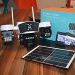X5Tech RX-95WS Wifi 3 Lensli 5 Volt 2A Solar Wifi Güvenlik Kamerası