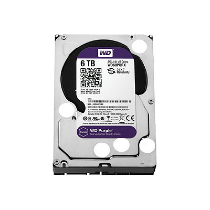 WD-6Tb_300x400-800x800-1.jpg HDD-WD Purple, 6Tb HDD - Görsel 1