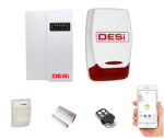 DESi Smartline Akıllı Alarm Sistemi (IOS/Android Uyumlu - İnternetten Kontrol İmkanı) - Görsel 2