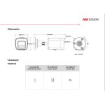 Hikvision ds-2cd1027g2h-liuf İP Bullet Kamera – hikvision ds-2cd1027g2h-liuf 2MP IP Bullet Kamera - ColorVu Smart Hybrid Light, 30m IR, 2.8mm Lens - Görsel 3