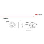 Hikvision ds-2cd1327g2h-liuf İP Dome Kamera – hikvision ds-2cd1327g2h-liuf 2MP Smart Hybrid Light IP Dome Kamera - 30m Gece Görüşü, Sesli Güvenlik, PoE, 512GB SD Kart Desteği, IP67 - Görsel 2