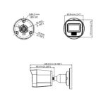 Hikvision ds-2ce16d0t-exlpf AHD Bullet Kamera – hikvision ds-2ce16d0t-exlpf 2MP Smart Hybrid HD-TVI 4-in-1 Mini IR Bullet Kamera - 20m Gece Görüşü - Görsel 2