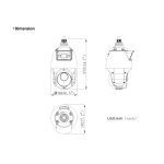 Hikvision ds-2se4c425mwg-e/14 İP PTZ (Speed Dome) Kamera – hikvision ds-2se4c425mwg-e/14(f0) 4MP 25X TandemVu Dış Ortam IP PTZ Kamera - Görsel 3