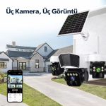 UNIYWEL 4G 3'LÜ SOLAR KAMERA - Görsel 5