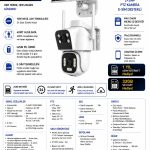 Uniywell 2 Kameralı 1 Sabit 1 Ptz Esim Aov 4mp Solar Kamera Yıllık 180GB Sim Kart ve 32GB Sd Kart Dahil
