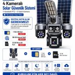 Uniywell Unw-4G1ptz 4 Kameralı Solar Güvenlik Sistemi 180 GB SIM Kart
